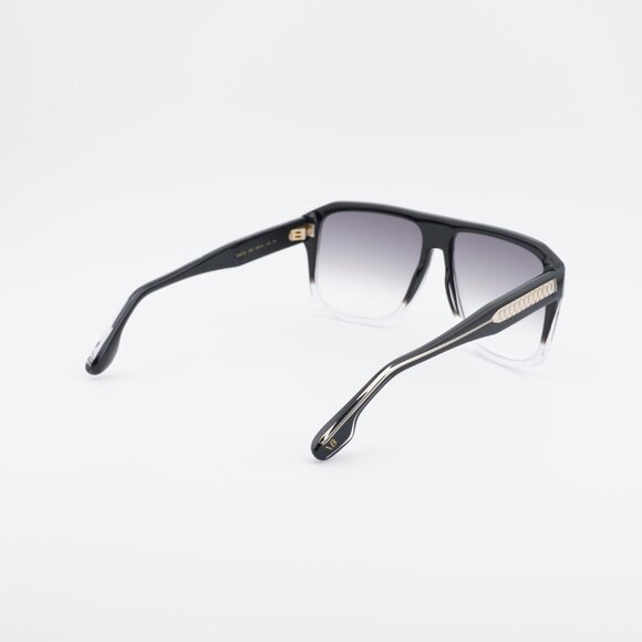 Victoria Beckham VB671S 009 Sunglasses Black Crystal Square Frame, Grey Lenses main image 7